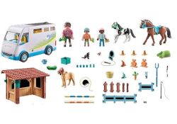 Mobile Horse Riding School Horsebox Playset Toy - 71493 - Playmobil