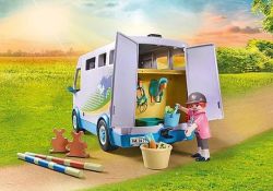 Mobile Horse Riding School Horsebox Playset Toy - 71493 - Playmobil