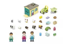 Farm Adventure Tractor Trailer Animals Playset Toy - 71656 - Playmobil Junior