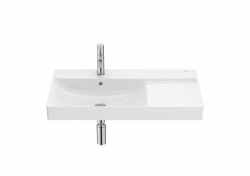 Roca Ona Unik 800mm Left Hand Basin & Dark Elm Unit (2 Drawers)