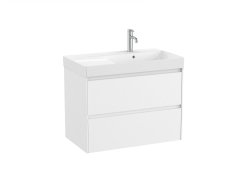 Roca Ona Unik 800mm Right Hand Basin & Matt White Unit (2 Drawers)