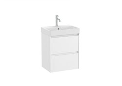 Roca Ona Unik Compact 500mm Basin & Matt White Unit (2 Drawers)