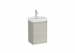 Roca Ona Unik Compact 400mm Basin & Light Oak Unit (1 Drawer)