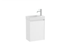 Roca Ona Unik Compact 450mm Right Hand Basin & Matt White Unit (1 Door)