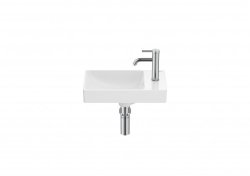 Roca Ona Unik Compact 450mm Right Hand Basin & Light Oak Unit (1 Door)