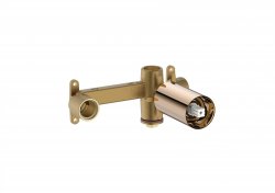 Roca Ona Wall-Mounted Built-in Basin Mixer - Rose Gold