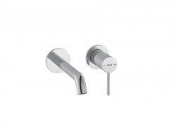 Roca Ona Wall-Mounted Built-in Basin Mixer - Chrome