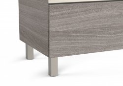 Roca The Gap Compact Nordic Ash 800mm 3 Drawer Vanity Unit with Basin