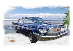 American Car Print | Poster Chrysler 300 - various sizes