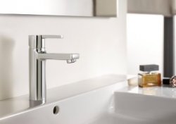 Roca Naia Chrome Smooth Bodied Extended Height Basin Mixer