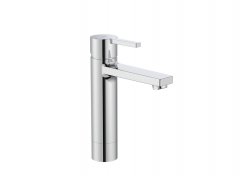 Roca Naia Chrome Smooth Bodied Medium Plus Height Basin Mixer