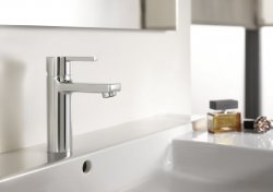 Roca Naia Chrome Smooth Bodied Basin Mixer
