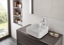 Roca Naia Chrome Smooth Bodied Basin Mixer