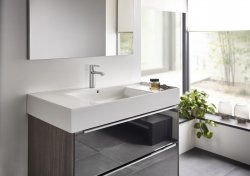 Roca Naia Chrome Smooth Bodied Basin Mixer