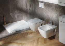 Geberit Sigma 30 Matt White/Gloss/Matt White Dual Flush Plate