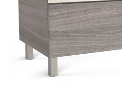 Roca The Gap Matt Blue 1000mm 2 Drawer Vanity Unit with Basin