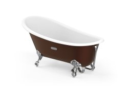 Roca Carmen Copper 1600 x 800mm Freestanding Cast Iron Bath