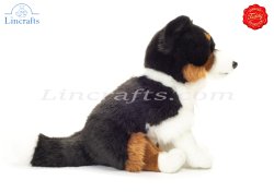 Plush Soft Toy Tri-color Border Collie by Teddy Hermann (30 cm) 91956