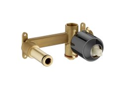 Roca Naia Wall-Mounted Basin Mixer - Titanium Black