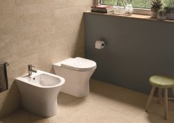 RAK Resort 45cm Extended Height Back To Wall Pan