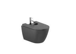 Roca Ona Wall-Hung Bidet - Matt Black