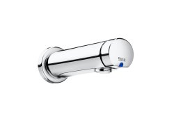 Roca Avant Self-Closing Wall-Mounted Basin Mixer with 190mm Spout