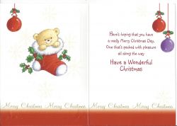 Daughter in Law - Red - Christmas Card