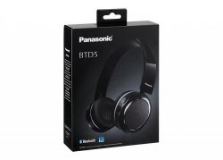 Panasonic PA-RP-BTD5E-K 20,000hz Reversible Earcups Bluetooth Headset Black