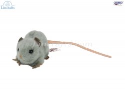 Soft Toy Grey Rat by Hansa (12cm) 5579