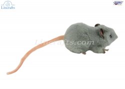 Soft Toy Grey Rat by Hansa (12cm) 5579
