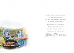 Father's Day Card - From your Son - BBQ - Regal