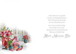 Mother's Day Card - Wonderful Nanna - Wellies - Glitter - Regal