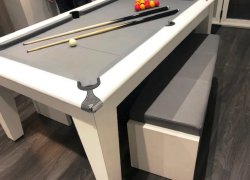 Pool Table Benches with Leatherette Padding