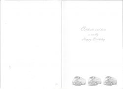 21st Birthday Card - VW Campervan