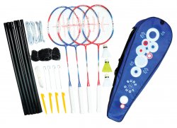 Sure Shot London 4 Player Set with Net and Post