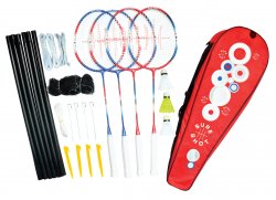 Sure Shot London 4 Player Set with Net and Post