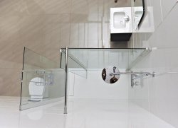 Roman Embrace Pivoting 'L' Wetroom Panel