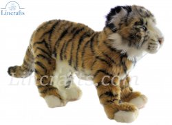 Soft Toy Tiger Wildcat Standing by Hansa (40cm) 7074