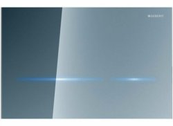 Geberit Sigma 80 Smoked Glass Reflective Touchless Flush Plate For Sigma Cistern 8cm
