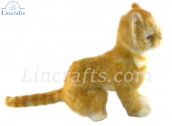 Soft Toy Cat, Ginger Kitten by Hansa (20cm) 6492