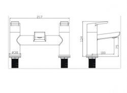 RAK Sport Bath Shower Mixer