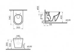 Vitra Integra Wall Hung Toilet
