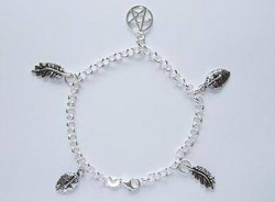 Green Man Charm Bracelet