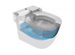 Roca Meridian-N In Tank - Back to wall WC