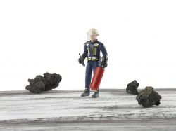 Fireman Figure & Accessories - Bruder 60100 Scale 1:16