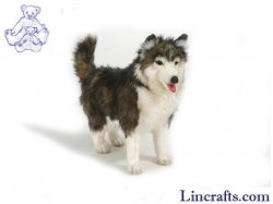 Soft Toy Dog, Husky by Hansa (40cm) 4824