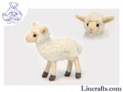 Soft Toy Sheep, White Lamb by Hansa (17cm) 5671