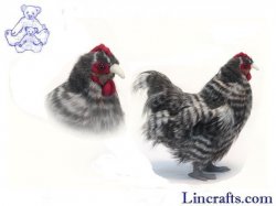 Soft Toy Bird, Japanese Chicken by Hansa (30cm) 6479
