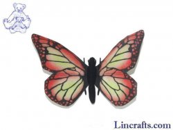 Soft Toy Red Butterfly by Hansa (14cm) 7103