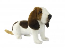 Soft Toy Basset Hound Dog by Hansa (32cm) 7463